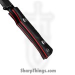 WithArmour - WA2414-BK - KenDaol - Fixed Blade Knife - WASTEEL Two Tone Clip Point - SCFG10 - Black Red - Image 3
