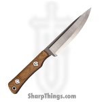 WithArmour - WA2414-TN - KenDaol - Fixed Blade Knife - WASTEEL Two Tone Clip Point - Micarta G10 - Tan Red - Image 2