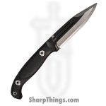 WithArmour - WA2416-BK - Fury Spike - Fixed Blade Knife - WASTEEL Two Tone Spear Point - SCFG10 - Black Red - Image 2