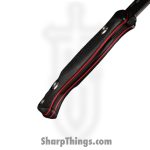WithArmour - WA2416-BK - Fury Spike - Fixed Blade Knife - WASTEEL Two Tone Spear Point - SCFG10 - Black Red - Image 3