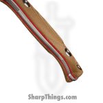 WithArmour - WA2416-TN - Fury Spike - Fixed Blade Knife - WASTEEL Two Tone Spear Point - Micarta G10 - Tan Red - Image 3