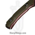 WithArmour - WA2425-GN - Cherub - Fixed Blade Knife - 12C27N Two Tone  - G10 - Green Red - Image 4