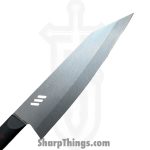Millit Knives - MILIBS2602 - Cordova 8in and 5in Kitchen Set - Fixed Blade Knife - AEBL Stonewash Chef - G10 - Black|Red - Image 9
