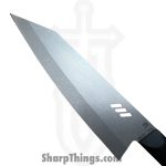 Millit Knives - MILIBS2602 - Cordova 8in and 5in Kitchen Set - Fixed Blade Knife - AEBL Stonewash Chef - G10 - Black|Red - Image 8
