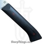 Millit Knives - MILIBS2602 - Cordova 8in and 5in Kitchen Set - Fixed Blade Knife - AEBL Stonewash Chef - G10 - Black|Red - Image 3