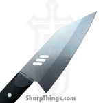 Millit Knives - MILIBS2601 - Cordova 8in and 5in Kitchen Set - Fixed Blade Knife - AEBL Stonewash Chef - G10 - Black|Ivory - Image 7