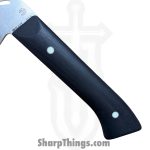 Millit Knives - MILIBS2601 - Cordova 8in and 5in Kitchen Set - Fixed Blade Knife - AEBL Stonewash Chef - G10 - Black|Ivory - Image 5