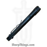 Heretic Knives - H000-6A-T - Wraith Tactical - Automatic Knife - CPM S35VN Coated Clip Point - Aluminum CF Bolster - Black - Image 2