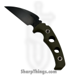 1881 Knife Works - MMS043 - FUK - Fixed Blade Knife - 1095 Cro-Van Coated Hawkbill - G10 - OD Green