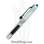Microtech - 11214-1SAD - Ultratech Gen IV Sand Trooper - OTF Auto - M390MK Apocalyptic Drop Point - Aluminum - White - Image 8