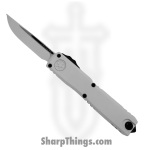 Microtech - 11214-1STD - Ultratech - OTF Auto - M390MK Coated Drop Point - Aluminum - Storm Trooper