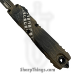 Microtech - 11224-1WK - Ultratech - OTF Auto - M390MK Coated Dagger - Aluminum - Wookie - Image 6