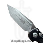Microtech - 1136-10AP - LUDT Gen III - Automatic Knife - M390MK Stonewash Tanto - Aluminum - Black - Image 5