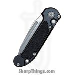Microtech - 1136-10AP - LUDT Gen III - Automatic Knife - M390MK Stonewash Tanto - Aluminum - Black - Image 7
