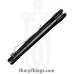 Microtech - 1136-10AP - LUDT Gen III - Automatic Knife - M390MK Stonewash Tanto - Aluminum - Black - Image 8