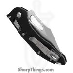 Microtech - 169MRL-10 - Mini Stitch Ram-Lok - Folding Knife - M390MK Stonewash Drop Point - Aluminum - Black - Image 3