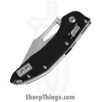 Microtech - 169MRL-10 - Mini Stitch Ram-Lok - Folding Knife - M390MK Stonewash Drop Point - Aluminum - Black - Image 4