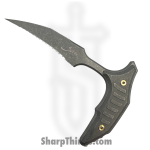 Microtech - 218-12APMS1 - BEE F/S - Fixed Blade Knife - M390MK Apocalyptic Wharncliffe - Titanium - Blue