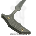 Microtech - 218-12APMS1 - BEE F/S - Fixed Blade Knife - M390MK Apocalyptic Wharncliffe - Titanium - Blue - Image 3