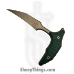 Microtech - 218-13MS1 - BEE - Fixed Blade Knife - M390MK Bronzed Wharncliffe - Titanium - Bronze