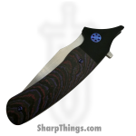 Beans Blades - BB-Jav-PH - Javelin - Folding Knife - M390 Satin Drop Point - FAT Carbon Fiber - Purple - Image 2