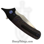 Beans Blades - BB-Jav-PH - Javelin - Folding Knife - M390 Satin Drop Point - FAT Carbon Fiber - Purple - Image 5