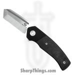 Beans Blades - BB-WarM-BD - Warrior Mini - Folding Knife - M390 Satin Tanto - Titanium - Black