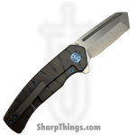 Beans Blades - BB-WarM-FL - Warrior Mini - Folding Knife - M390 Satin Tanto - Titanium - Flamed - Image 2