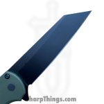 ProTech - 5403-Green - Malibu - Folding Knife - CPM MagnaCut DLC Reverse Tanto - Aluminum - Green - Image 6
