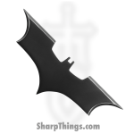 VOC - AB102BK - 8in Dark Knight Thowing set - Fixed Blade Knife - Stainless - Black