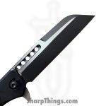 Heretic Knives - H213-10A-T - Jinn Manual - Folding Knife - CPM MagnaCut Two Tone Wharncliffe - Aluminum - Black - Image 4