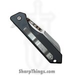 Heretic Knives - H213-5A - Jinn Manual - Folding Knife - CPM MagnaCut Battleworn Wharncliffe - Aluminum - Black - Image 6