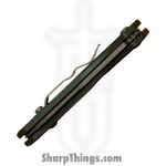 Heretic Knives - H213-7A-GRN - Jinn Manual - Folding Knife - CPM MagnaCut Bronzed Wharncliffe - Aluminum - OD Green - Image 5