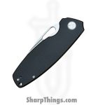 Kubey - KUB3220 - Tityus Linerlock - Folding Knife - 14C28N Stonewash Drop Pont - G10 - Black - Image 7