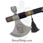 VOC - L-13 - Indian Axe - Stainless Satin Axe - Wood - Brown - Image 3