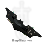 VOC - PF6RW - Batman - Assisted Open Knife - Stainless Coated Batwing - Aluminum - Black - Image 4