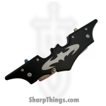 VOC - PF6RW - Batman - Assisted Open Knife - Stainless Coated Batwing - Aluminum - Black - Image 3