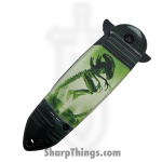 VOC - PF97C - ALIEN - Assisted Open Knife - Stainless Coated Spear - Aluminum - Green - Image 3