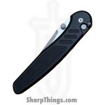 ProTech - PN1101 - Peace Neighbor Designed Avalon Thumb Stud - Folding Knife - CPM MagnaCut Stonewash Drop Point - Aluminum - Black - Image 4