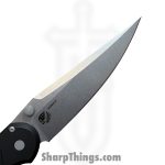 ProTech - PN1101 - Peace Neighbor Designed Avalon Thumb Stud - Folding Knife - CPM MagnaCut Stonewash Drop Point - Aluminum - Black - Image 5