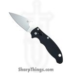 Spyderco - SC101GP2 - Manix 2 Ball Bearing Lock - Folding Knife - S30V Stonewash Drop Pont - G10 - Black