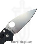 Spyderco - SC101GP2 - Manix 2 Ball Bearing Lock - Folding Knife - S30V Stonewash Drop Pont - G10 - Black - Image 4