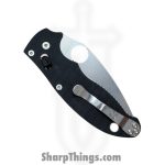 Spyderco - SC101GP2 - Manix 2 Ball Bearing Lock - Folding Knife - S30V Stonewash Drop Pont - G10 - Black - Image 6