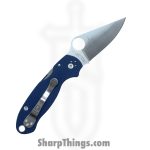 Spyderco - SC223GPCBL - Para 3 Compression Lock - Folding Knife - CPM-SPY27 Satin Drop Pont - G10 - Blue - Image 2