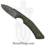Lex Rex - SQ2076349 - Midsize Jacobite - Fixed Blade Knife - 80crv2 Blasted Spear Point - Micarta - OD Green