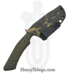 Lex Rex - SQ2076349 - Midsize Jacobite - Fixed Blade Knife - 80crv2 Blasted Spear Point - Micarta - OD Green - Image 4