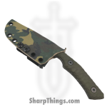 Lex Rex - SQ2076349 - Midsize Jacobite - Fixed Blade Knife - 80crv2 Blasted Spear Point - Micarta - OD Green - Image 3