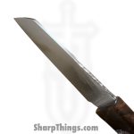 Lex Rex - SQ7838383 - Driftless Paring Knife - Fixed Blade Knife - Nitro-V Satin Reverse Tanto - Burl Wood Epoxy Resin - Multi - Image 4