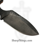 Lex Rex - SQ8145365 - EDC Bearknuckle - Fixed Blade Knife - 80crv2 Blasted Push Dagger - Burl Wood Multi - Brown Red - Image 5
