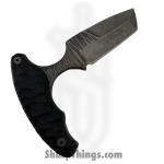 Lex Rex - SQ8227540 - EDC Bearknuckle - Fixed Blade Knife - 80crv2 Blasted Modified Tanto - Micarta - Black - Image 2